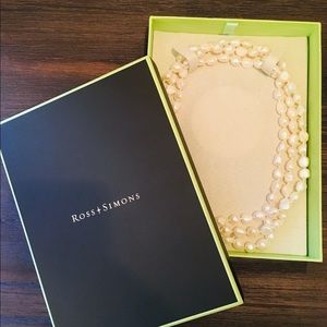 Ross-Simons 10-11 mm Cultured Pearl Necklace NWOT